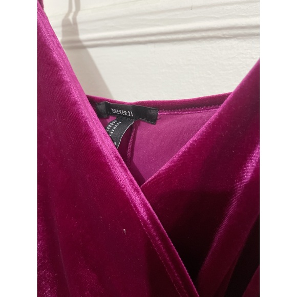 Forever 21 Velvet Wrap Bodycon - Picture 4 of 4